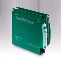 Rexel | Rexel Crystalfile Classic `275` Lateral File 30mm Green (50)